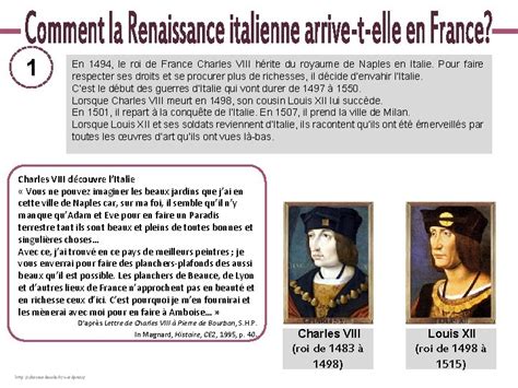 Les Principaux Foyers De La Renaissance En Europe