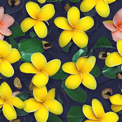 Orange Plumeria Flower