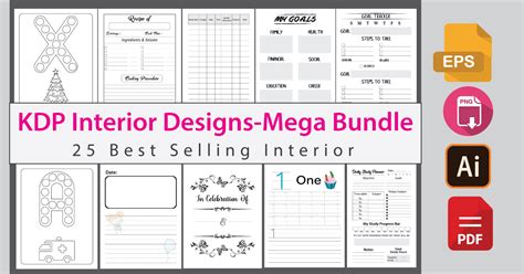 Kdp Interior Designs Mega Bundle Bundle · Creative Fabrica