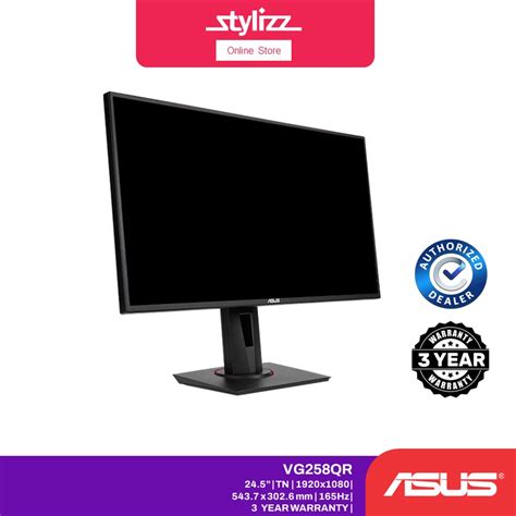 Asus Vg258qr Gaming Monitor 245full Hd05ms165hzg Sync