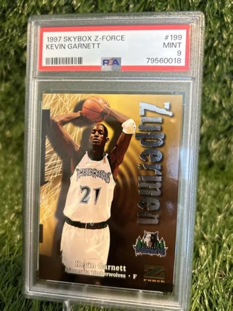 Skybox Z Force Kevin Garnett Psa Minnesota Timberwolves