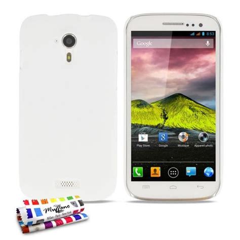 Coque Rigide Le Pearls Wiko Cink Five Blanc Cdiscount T L Phonie