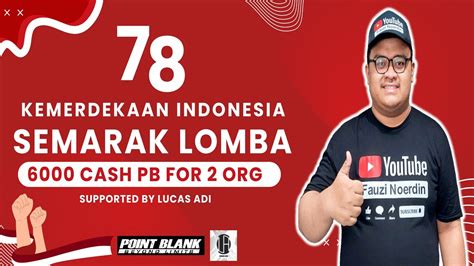 Malming Mabar Berhadiah Cash By Lucas Adi Point Blank Zepetto