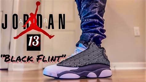 Early Look‼️ Air Jordan 13 “black Flint” Review W On Feet Looks Youtube