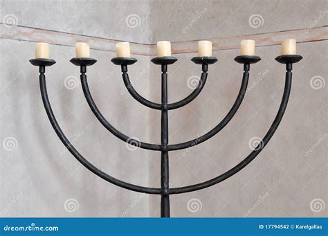 Judaic Candlestick Menorah Stock Photo Image Of Menorah 17794542