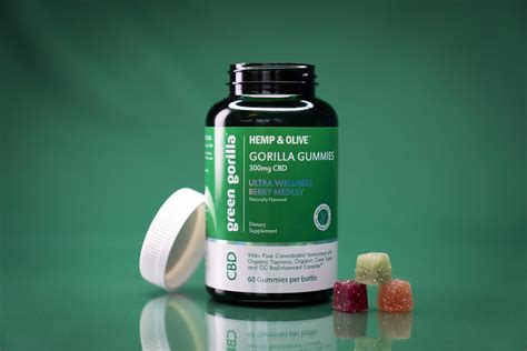 All Natural Organic Cbd Gorilla Gummies Green Gorilla