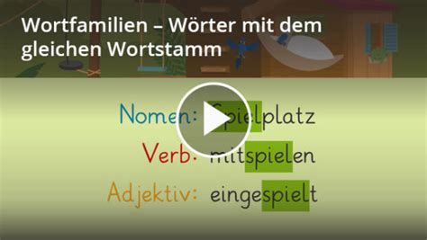 Wortfamilie Definition Zusammenfassung Easy Schule