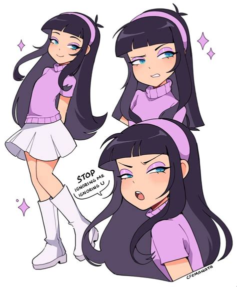 Trixie Tang Character Art Cartoon Character Design Girls Cartoon Art