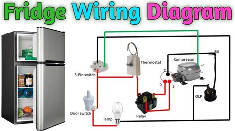 A Detailed Diagram Of Fridge Wiring Connections