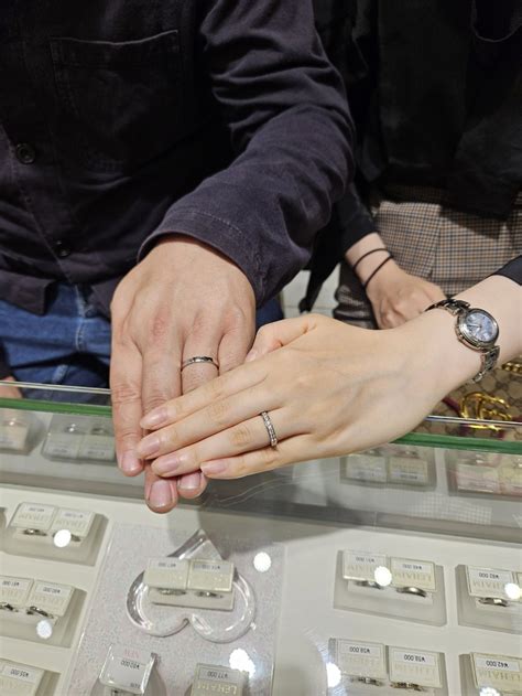 エンゲージリング及びマリッジリングをご購入頂きました！ 京都で婚約指輪・結婚指輪・ダイヤモンドが卸価格で安い！｜レハイム京都店