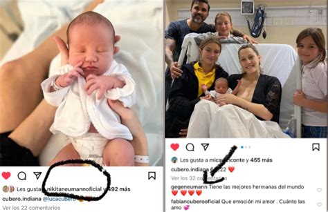 La Sorpresiva Reacción De Nicole Neumann En Las Redes Luego Del Nacimiento De Luca Cubero Infobae