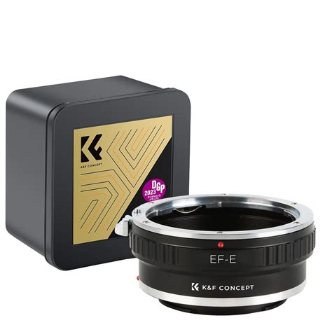 Canon EOS EF Lenses To Sony E Lens Mount Adapter With Tripod Mount K F