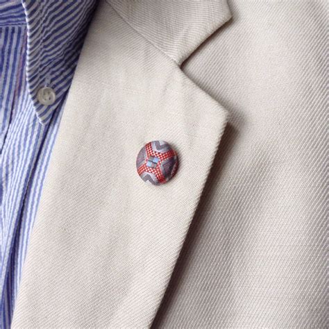 Mens Lapel Pin Button Lapel Pin Custom Lapel Pins Men Grey