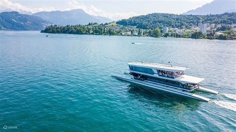 Round Trip Catamaran Sightseeing Cruise On Lake Lucerne Klook