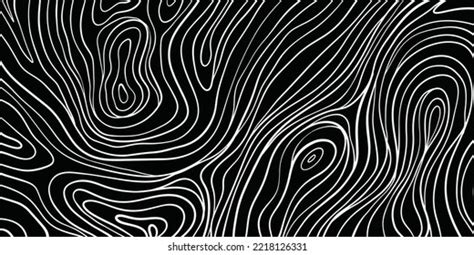 Abstract Outline Contour Design Pattern Style Stock Vector (Royalty ...