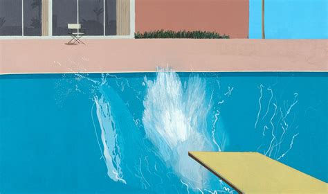 David Hockney Painting His Pool