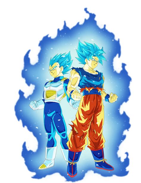 Goku Y Vegeta Super Saiyajin Blue By Arbiter720 On Deviantart Personajes De Dragon Ball