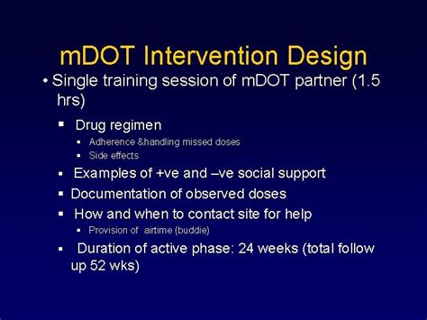 Modified Directly Observed Therapy For First Virologic Failure