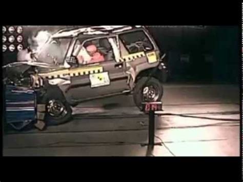 Crash Test Mitsubishi Pajero Pinin Youtube