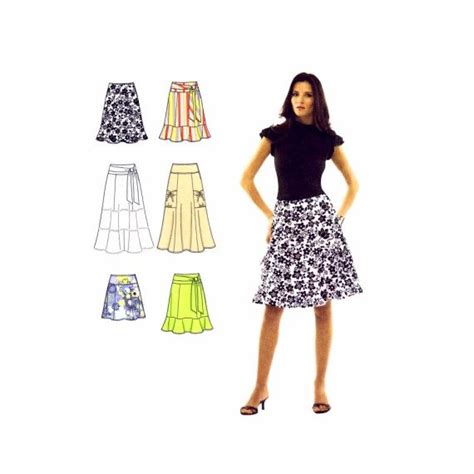 Misses Skirts In Three Lengths Simplicity Sewing Pattern Size