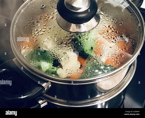 Steaming vegetables hi-res stock photography and images - Alamy