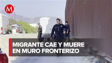 Mujer Migrante Pierde La Vida Al Caer Del Muro Fronterizo En Tijuana