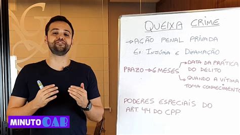 ENTENDA AS PECULIARIDADES DA QUEIXA CRIME YouTube