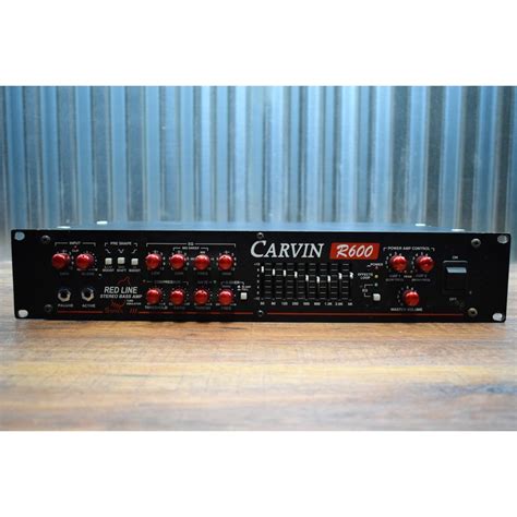 Carvin Redline R600 Series Iii 600 Watt Stereo Bass Amplifier Rack Hea Specialty Traders