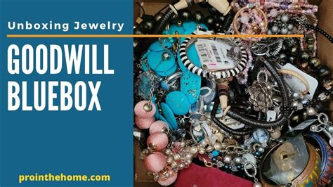 Goodwill Blue Box Jewelry Unboxing YouTube