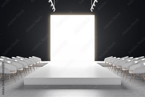 Fashion show, catwalk event empty stage. Stock Photo | Adobe Stock