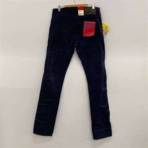 Naked Famous Mens Size 34 Chinos Navy Blue S