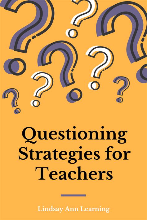 Improve Your Classroom Discussions With Questioning Strategies Artofit