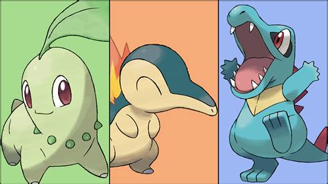 Pokemon Gen 2 Starters