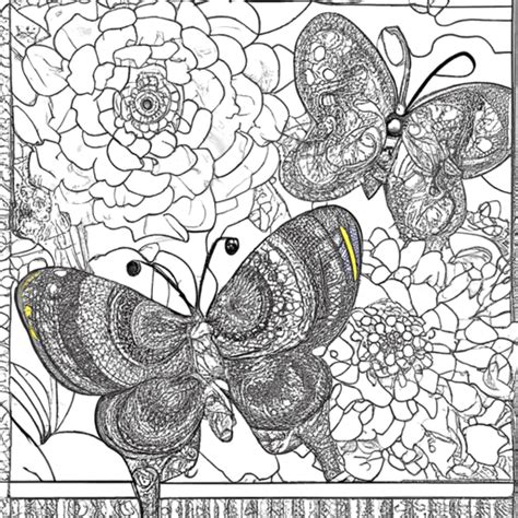 Intricate Butterfly Coloring Book Cover For Women · Creative Fabrica