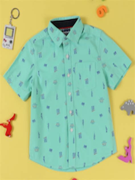 Buy Nauti Nati Boys Printed Pure Cotton Casual Shirt Shirts For Boys