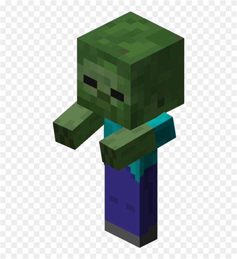 Baby Zombie Minecraft Png De Un Zombi Clipart 571979 Pikpng