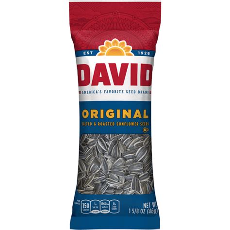 David Roasted And Salted Original Sunflower Seeds Oz Nuts