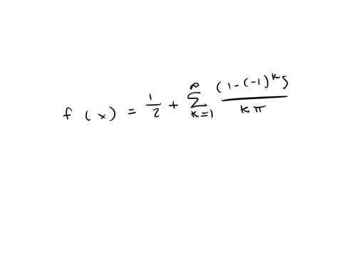 Solvedfind The Fourier Series Of Fx10