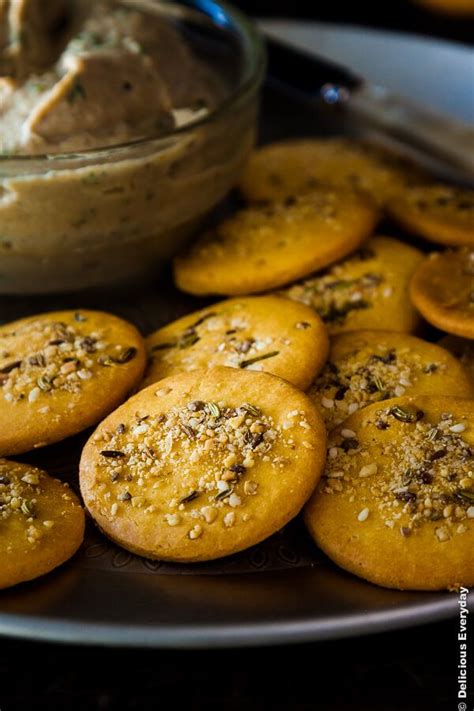 Dukkah Sprinkled Chickpea Crackers Recipe Vegan And Gluten Free