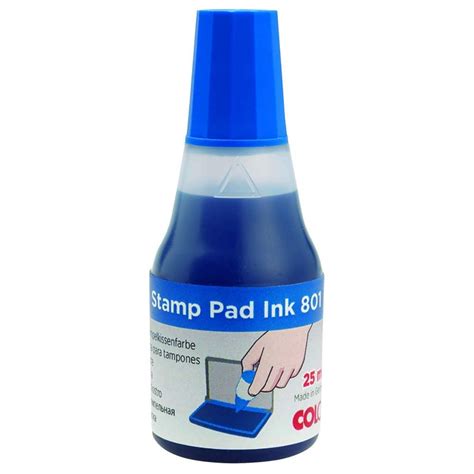 Elegant Stamp Pad Ink For Rubber Stamp And Self Ink Stamps Colop 801