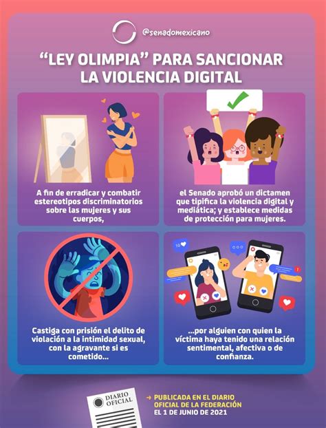 Ley Olimpia Para Sancionar La Violencia Digital Publicada En El Diario