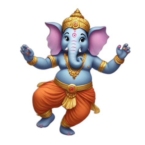 Ganesh Dancimg AI Emoji Generator