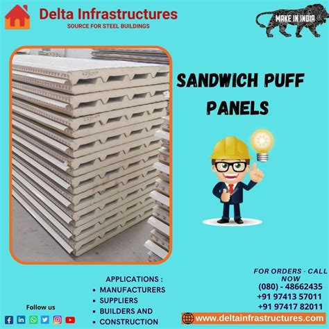 Sandwich Puff Panel And Wall Panels Manufacturers In Bangalore — Order