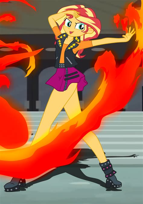 3181876 Safe Artist Gmaplay Sunset Shimmer Human Equestria Girls