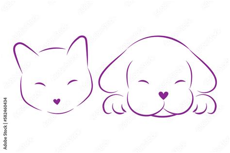 Cute Cat And Dog Drawings