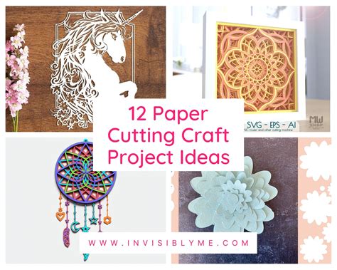 12 Paper Cutting Arts & Crafts Project Ideas - Invisibly Me