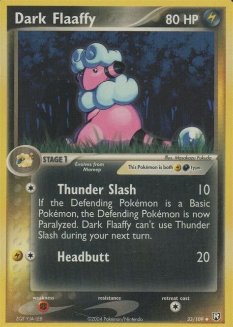 Dark Flaaffy Pokemon Cards Price Guide Sports Card Investor