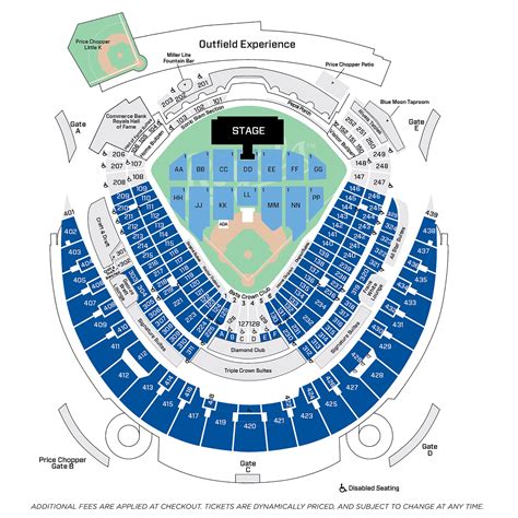 Kauffman Stadium Seating Chart View | Cabinets Matttroy