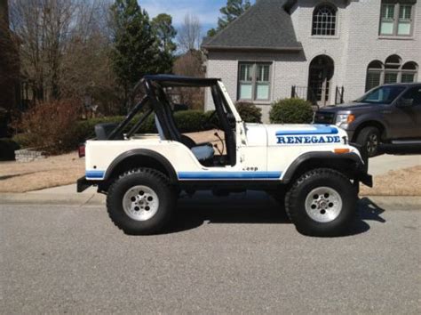 Sell Used Jeep Cj Renegade Unrestored K Miles Orig Paint