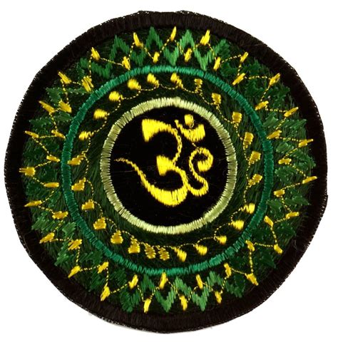 Om Aufnäher sternförmiges Mandala Aufnäher Patches Accessoires